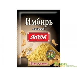 Имбирь 15г. Ямуна, всегда на Вашем столе!, Аюрведа Здесь
