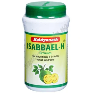 Исаббаель-H 100г Байдьянатх, Исабгол с Баэлем, Baidyanath Isabbael-H psyllium Granules, регулятор работы кишечника, Аюрведа Здес