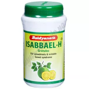 Исаббаэль-H 100г Байдьянатх, Исабгол с Баэлем, Baidyanath Isabbael-H psyllium Granules, регулятор работы кишечника, Аюрведа Здес