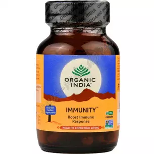 Иммунити 60 кап, Органик, Immunity Capsules Organic India, Иммьюнити Органик, Иммунить, Аюрведа