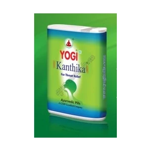 Йоги Кантика 280 таб, Yogi Kanthika Yogi Ayurvedic Products, ангины и боли в горле, Аюрведа