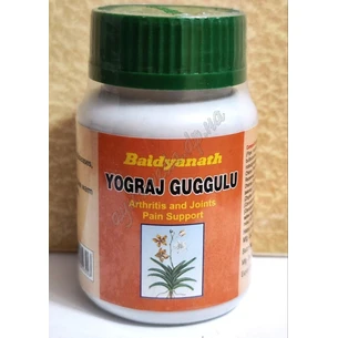 Yograj Guggul Baidyanath 100 tab., Yograj Guggul, Baidyanath, yograj, improvement of joint function, Ayurveda Here