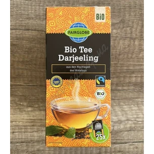 Індійський чай Дарджилінг 25 пак. Фаіртрейд, Дарджилинг, Bio Darjeeling Tee Fairtrade-Siegel, Аюрведа Здесь