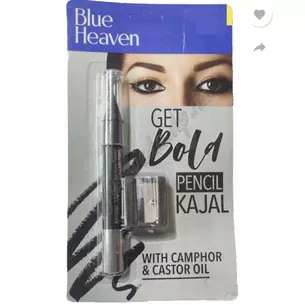 Каджал Блю Хевен 3,2г Гет Болд, Blue Heaven GET BOLD, Каджал с точилкой, Сурьма для глаз, Аюрведа Здесь