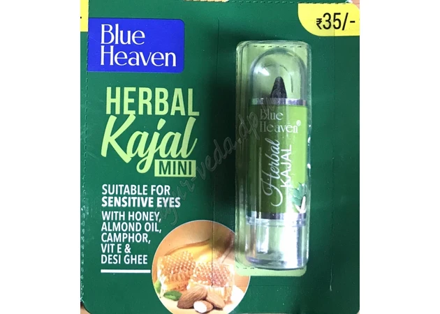 Фото 1 - Kajal Herbal 1.1g Blue Heaven black, Antimony for eyes, Blue Heaven Kajal Herbal, Ayurveda