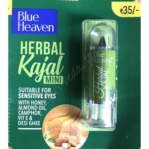 Каджал Гербал 1,1г Блю Хевен чёрный, Сурьма для глаз, Blue Heaven Kajal Herbal, Аюрведа