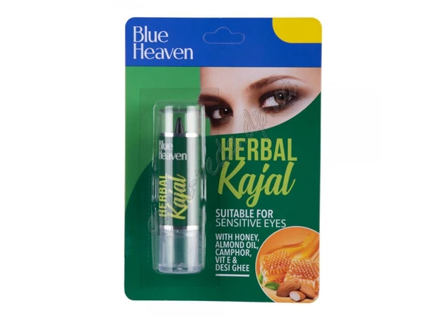 Фото 1 - Каджал Гербал 3г Блю Хевен, Сурьма для глаз, Kajal Herbal, Blue Heaven, Аюрведа