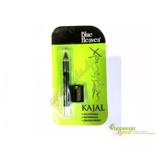 Каджал с точилкой экспрешн 2,5г, Сурьма для глаз, xpression KAJAL blue heaven, Аюрведа Здесь