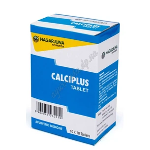 Кальціплюс Нагарджуна 100 таб, Nagarjuna Calciplus Tablets, Кальциплюс, дефицит кальция, остеопороз, Аюрведа Здесь