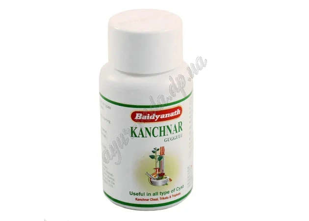 Фото 1 - Konchner guggul, 80 tab. Baidyanath, Kanchnar Guggul Baidyanath, for the lymphatic system and healing of the whole body, Ayurveda