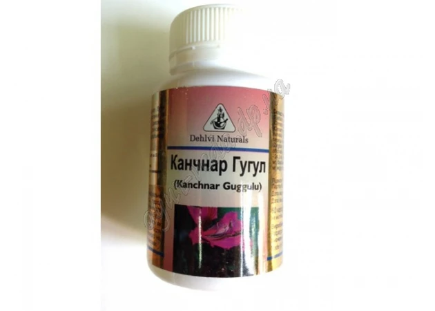 Фото 1 - Kanchnar Guggul, Kanchnar Guggul, Kanchnar Guggulu, Dehlvi Naturals, for the lymphatic system and health of the whole body, Ayurveda
