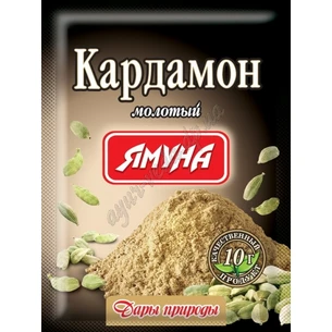 Кардамон молотый, 10г. Ямуна, нежный аромат и пикантность.