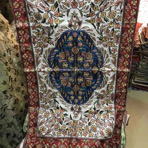 Коврик ручной работы 75* 118см №4 шелковый, Коврик ручной работы УТ-00004173, Аюрведа