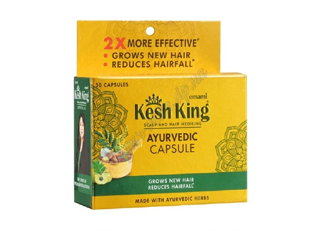 Фото 1 - Kesh King capsules 30 pcs., Hair Nourisher, Ayurvedic Capsule, Kesh King, Ayurveda
