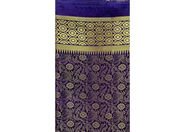 Фото 1 - Класичне сарі Raj Rubi Saree-10, Классическое сари, Аюрведа Здесь