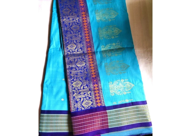 Фото 1 - Классическое сары Rudraksh Saree-32, Индийское сары, Аюрведа.