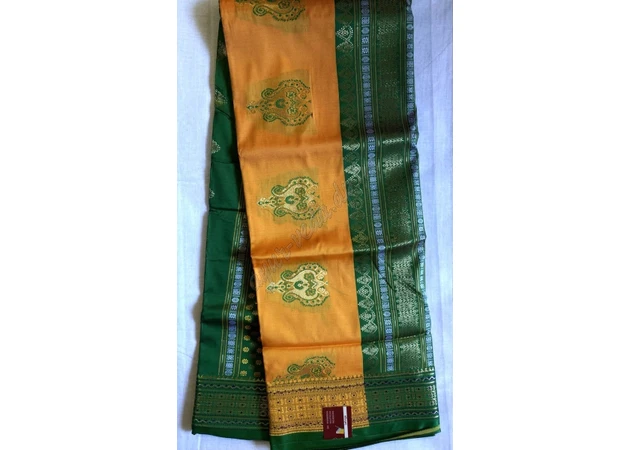 Фото 1 - Классическое сары Rudraksh Saree-21, Индийское сары, Аюрведа.
