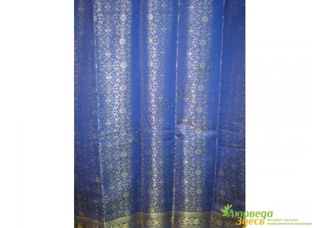 Фото 1 - Classic sari Raj Rubi Saree-3 blue, Ayurveda
