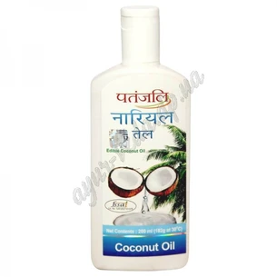 Кокосовое масло 200мл(бут) Патанджали, Кокосовое масло Патанджали, Patanjali Coconut Oil, для волос источник 100% натуральной краски.