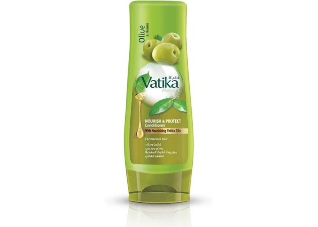 Фото 1 - Кондиционер Дабур Ватика Питание и защита 200мл, Dabur Vatika Naturals Nourish & Protect,с хной, оливкой и миндалем, Аюрведа Зде
