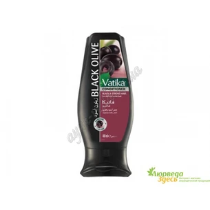Кондиционер Дабур Ватика с оливкой, Dabur Vatika Black & Strong Hair Black Olive Conditioner, Аюрведа