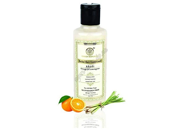 Фото 1 - Khadi Hair Herbal Conditioner Orange-Lemongrass, 210 ml., Khadi Hair Herbal Conditioner Orange-Lemongrass, Khadi Hair Herbal Conditioner Orange-Lemongrass