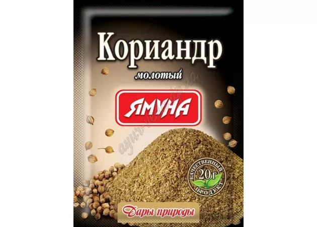 Фото 1 - Ground coriander, 20g. Yamuna, Ayurveda Here