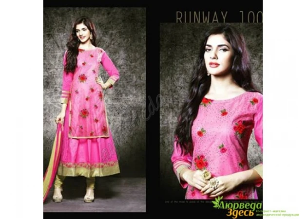 Фото 1 - Anarkali Heer costume crimson, chic oriental costume, Ayurveda.