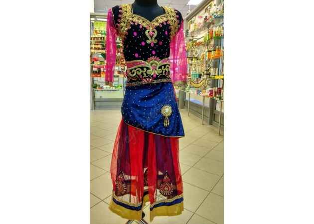 Фото 1 - Children's Indian dressy costume Red and black #2, Children's Indian festive costume, Ayurveda Zdes