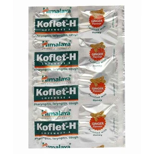 Кофлет с имбирем и медом 6 шт., Хималая, Koflet-H Ginger Himalaya, Кофлет с имбирем и мёдом