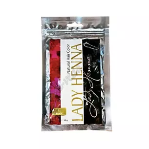 Lady Henna henna-based hair dye 50g, Black Lady Henna, Ayurveda Here!