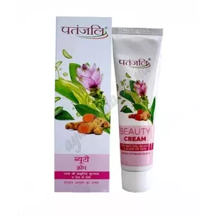 Крем Бьюти 50г. Патанджали, Крем Бьюти Патанджали, Patanjali Beauty cream, с Алоэ и Куркумой, Аюрведа Здесь!