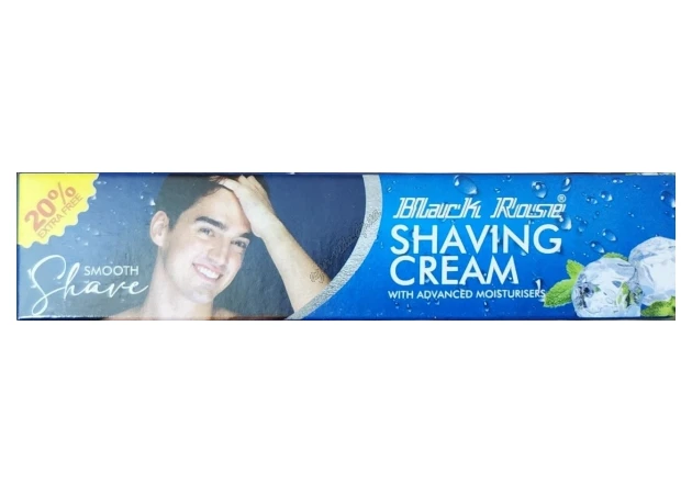 Фото 1 - Крем Блэк Роуз турмерик пенный 30мл, black rose shaving cream shree balaji, на пенной основе, Аюрведа
