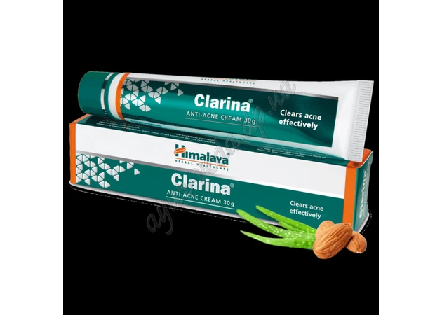 Фото 1 - Clarina Himalaya Acne Cream 30g, Clarina Himalaya Acne Cream, Himalaya Herbals Clarina Anti-Acne Cream, Ayurveda