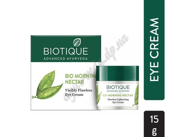 Фото 1 - Eye cream Bio Morning Nectar 15g Biotik, Bio Morning Nectar Flawless Lightening Eye Cream, Ayurveda
