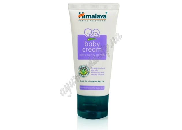 Фото 1 - Крем детский Хималая без парабенов и минеральных масел, 50 мл Himalaya Herbal Baby Cream, Аюрведа Здесь!
