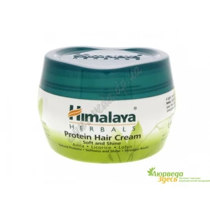 Крем для волос с протеинами Хималая Мягкость и блеск, Himalaya Herbals Protein Hair Cream - Soft & Shine, Аюрведа Здесь