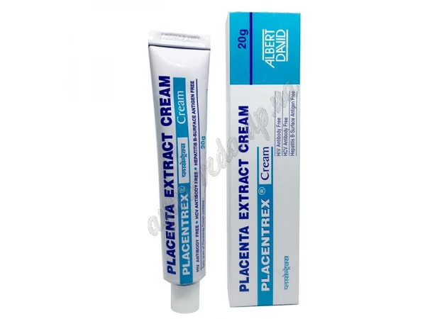 Фото 1 - Cream with placenta extract Placentrex 20g, Placenta cream, Albert David Placenta Extract cream Placentrex, Ayurveda
