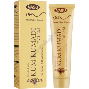 Kumkumadi Vasu UVA Insta Glow Cream 50ml, Ayurveda