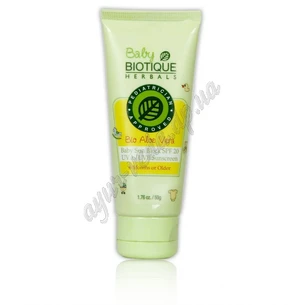 Крем защитный детский Био Алоэ, 50 г, Biotique Bio Aloevera Baby Sun Block - SPF 20, Аюрведа Здесь!