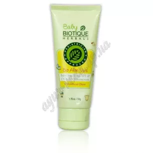 Protective children's cream Bio Aloe, 50 g, Biotique Bio Aloevera Baby Sun Block - SPF 20, Ayurveda Here!