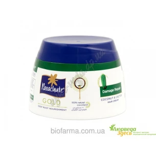 Coconut cream for restoring damaged hair with cactus extract 140 ml, Parachute Gold Hair Cream, Ayurveda