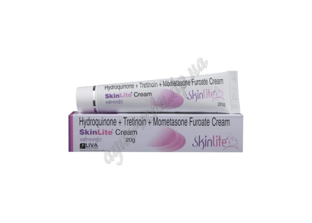Фото 1 - SKIN LITE cream with hydroquinone and tretinoin 25g Skinlite, SKINLITE Cream, Zydus Liva SkinLite, Ayurveda