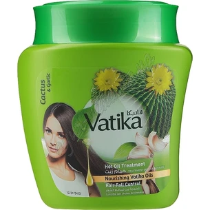 Cream mask Dabur Vatika 500g, hair loss control, with cactus, Dabur Vatika Naturals Cactus Garlic Deep Conditioning Hair F