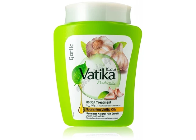 Фото 1 - Крем-маска Дабур Ватика Чеснок 500г, Dabur VATIKA Naturals Hair Mask GARLIC, Hammam Zaith, Аюрведа Здесь