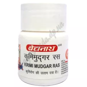 Крими Мудгар Рас 40таб. Байдьянатх, Krimi Mudgar Ras Baidyanath, очищение от паразитов, Аюрведа Здесь
