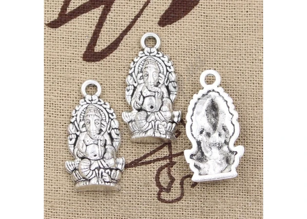 Фото 1 - Pendant Ganesha alloy 26*14mm, Ayurveda Here!