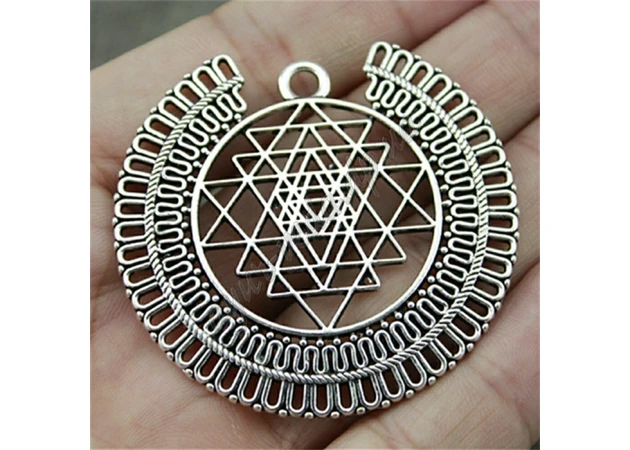 Фото 1 - Кулон Sri ChakraYantra сплав 50x48 мм УТ-00004308, Аюрведа Здесь!