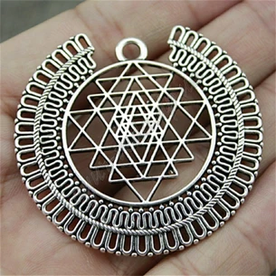 Кулон Sri ChakraYantra сплав 50x48 мм УТ-00004308, Аюрведа Здесь!
