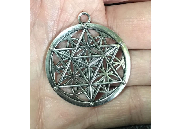 Фото 1 - Кулон Sri Yantra Merkaba сплав 40 мм УТ-00004311, Аюрведа Здесь!